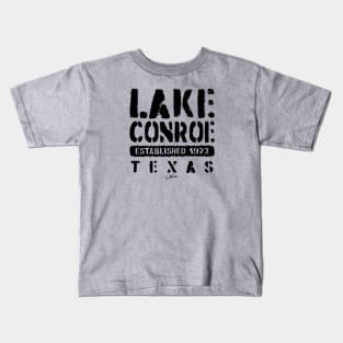 Lake Conroe, Est. 1973, Texas Kids T-Shirt